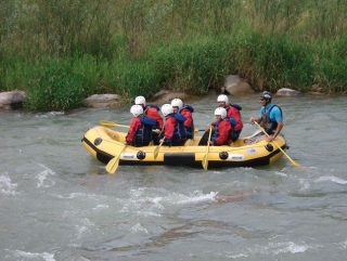  Auf dem Fluss Avisio 